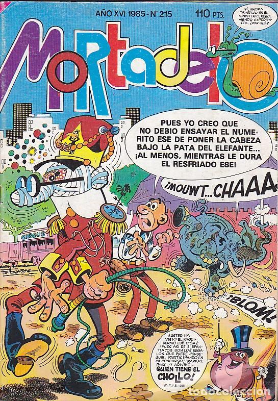 Tebeos: COMIC COLECCION SUPER MORTADELO N&ordm; 215 - Foto 1