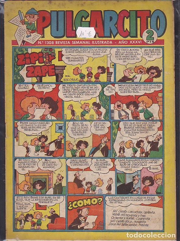 Tebeos: COMIC COLECCION PULGARCITO N&ordm; 1308 - Foto 1