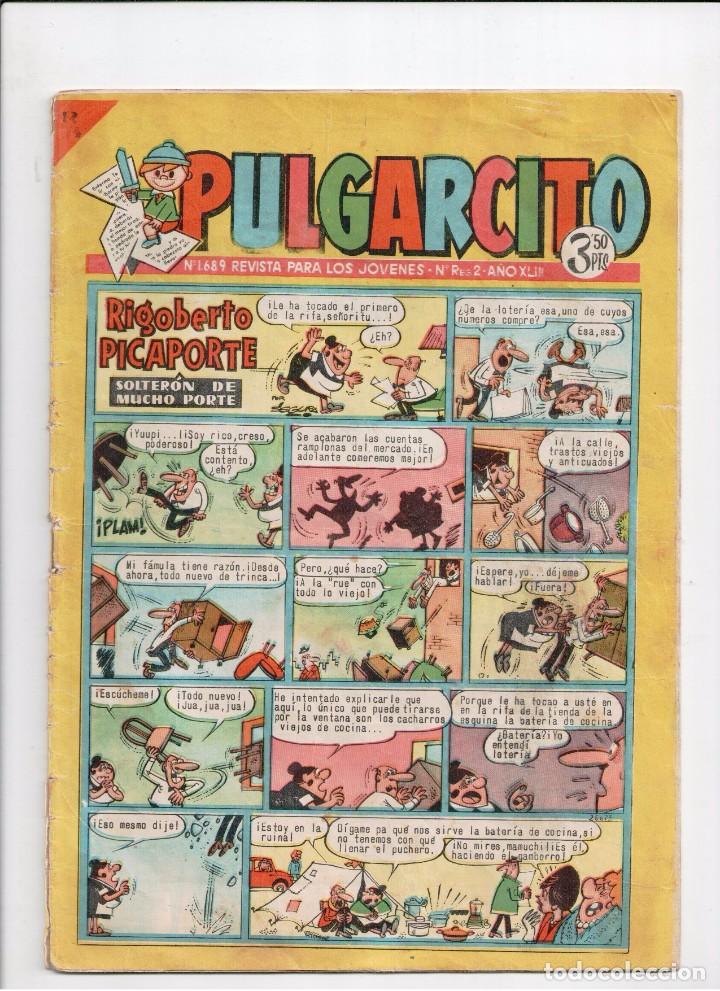 Tebeos: PULGARCITO N&ordm; 1689 - Foto 1