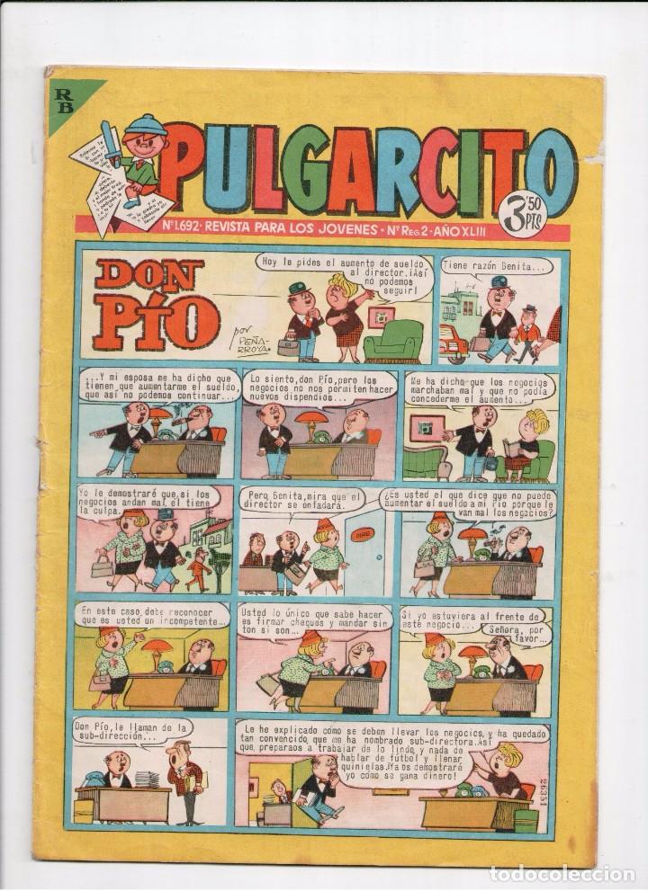 Tebeos: PULGARCITO N&ordm; 1692 - Foto 1