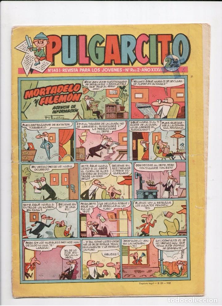 Tebeos: PULGARCITO N&ordm; 1431 - Foto 1