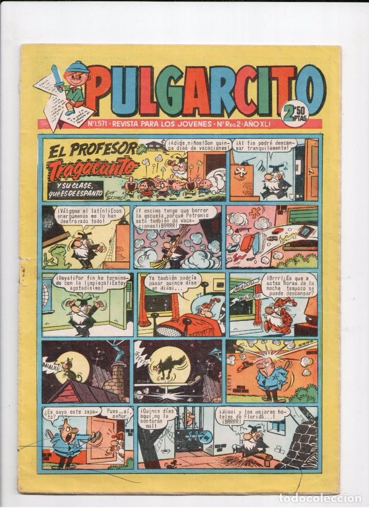 Tebeos: PULGARCITO N&ordm; 1571 - Foto 1