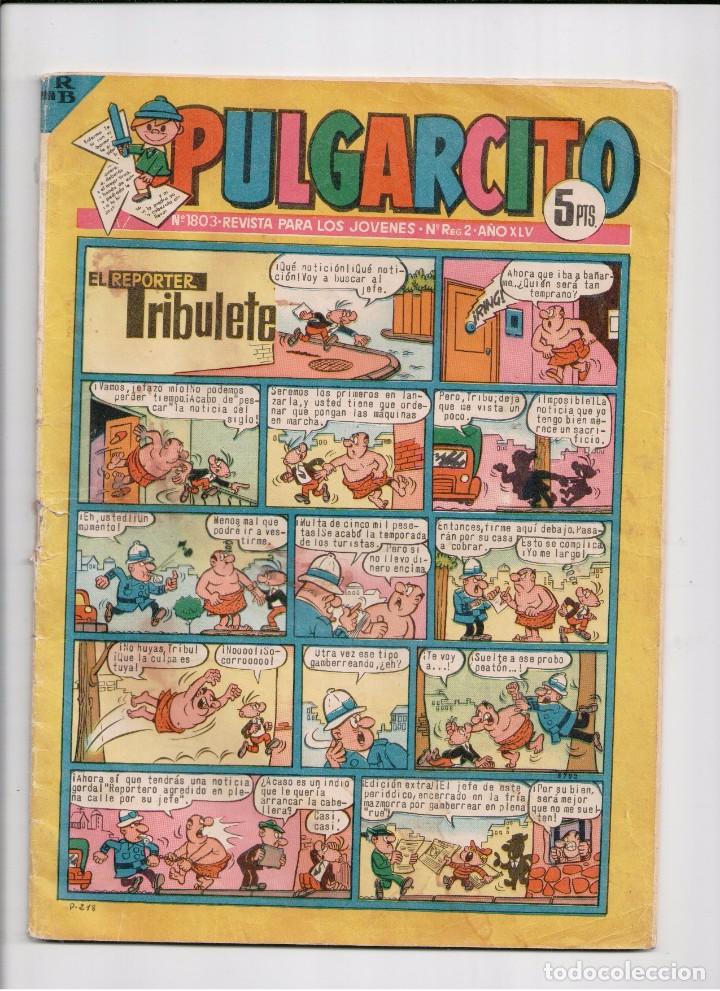 Tebeos: PULGARCITO N&ordm; 1803 - Foto 1