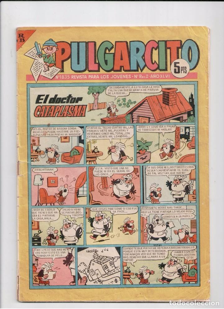 Tebeos: PULGARCITO N&ordm; 1835 - Foto 1