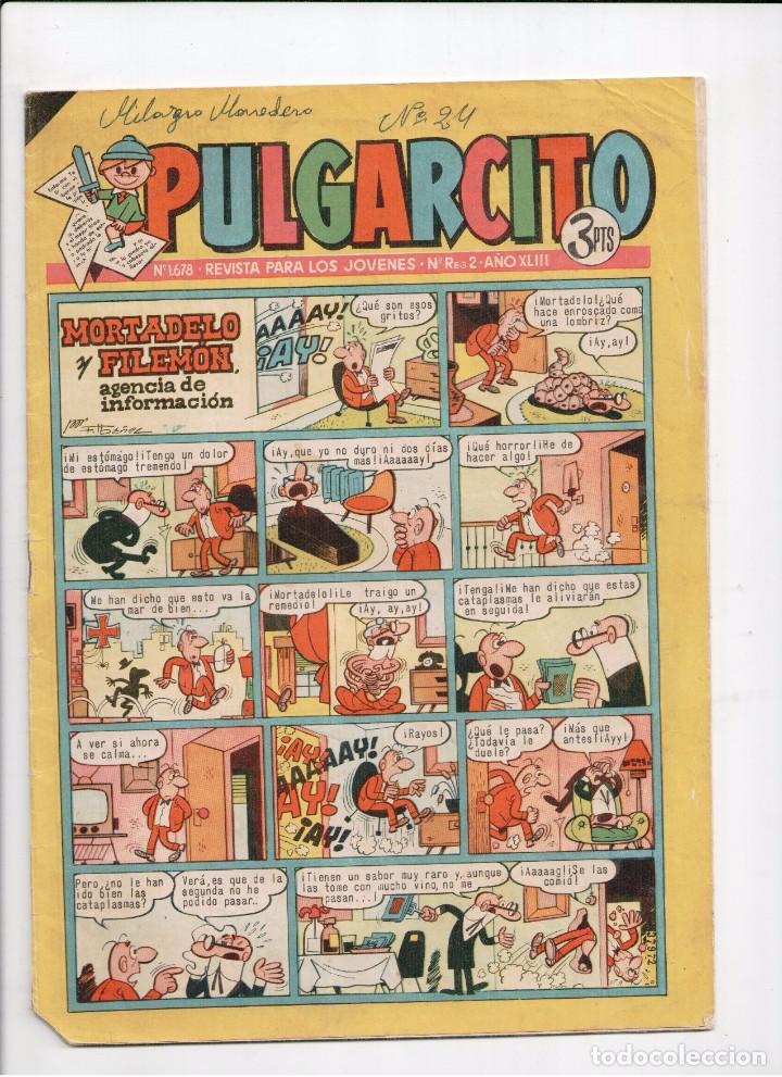 Tebeos: PULGARCITO N&ordm; 1678 - Foto 1