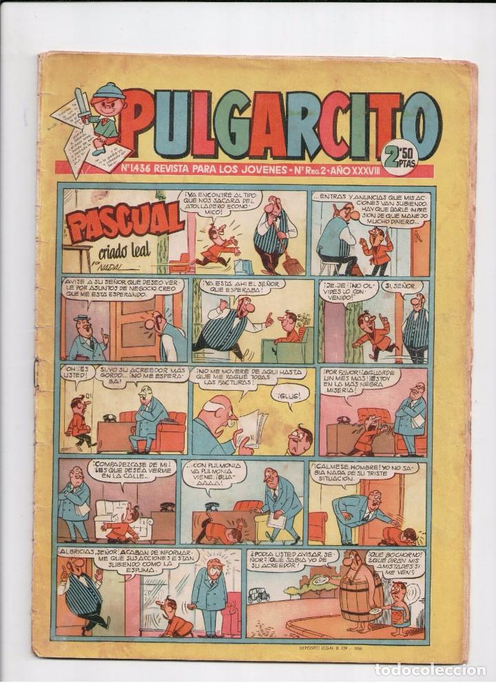 Tebeos: PULGARCITO N&ordm; 1436 - Foto 1
