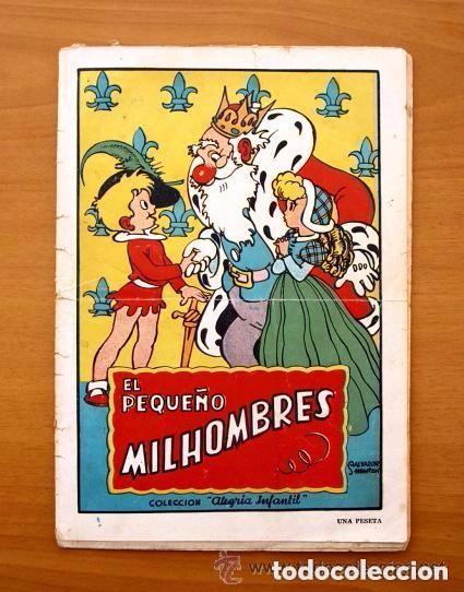 Tebeos: Alegria Infantil - El peque&ntilde;o milhombres - Editorial Bruguera 1944