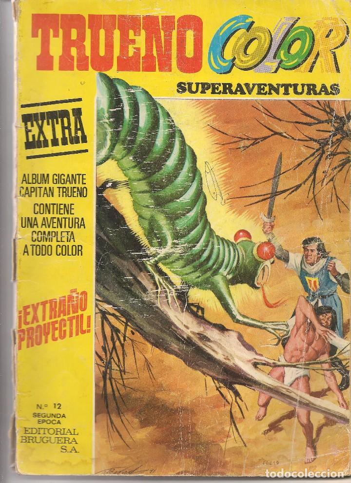 Tebeos: TRUENO COLOR. SUPERAVENTURAS. EXTRA Nº 12. SEGUNDA ÉPOCA. EXTRAÑO ..,BRUGUERA 1976.(ST/A13)