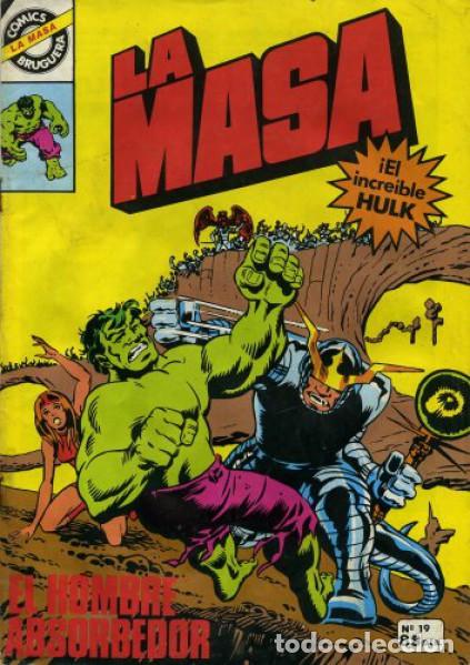 Tebeos: LA MASA-C&Oacute;MICS BRUGUERA- N&ordm; 19 -EL HOMBRE ABSORBEDOR-JOHN SEVERIN-1982-BUENO-DIF&Iacute;CIL-LEA-9777