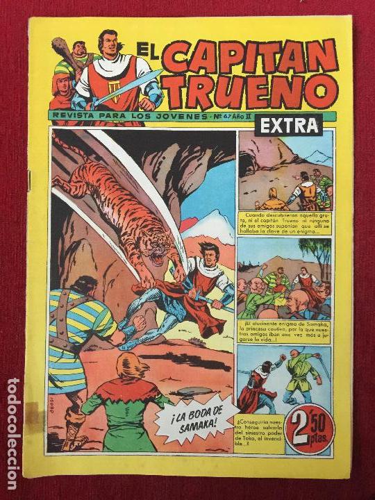 Tebeos: COMIC EL CAPITAN TRUENO N&ordm; 67 A&Ntilde;O II EXTRA. - Foto 1