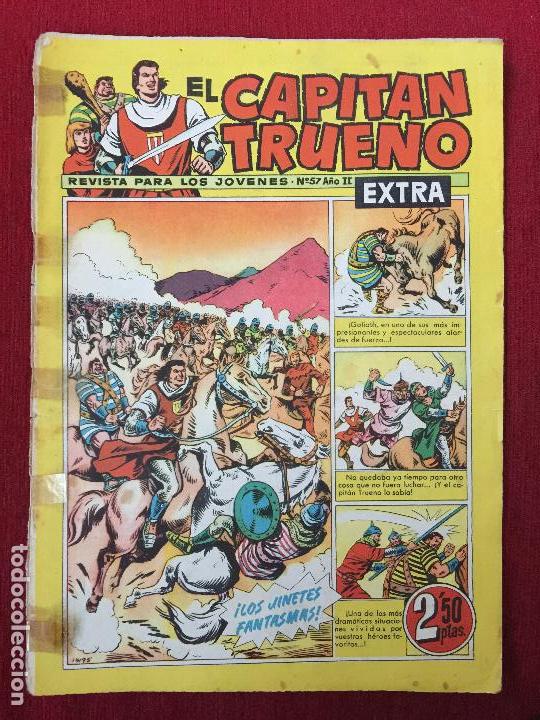 Tebeos: COMIC EL CAPITAN TRUENO N&ordm; 57 A&Ntilde;O II EXTRA. - Foto 1