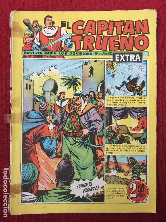 Tebeos: COMIC EL CAPITAN TRUENO N&ordm; 54 A&Ntilde;O II EXTRA. - Foto 1