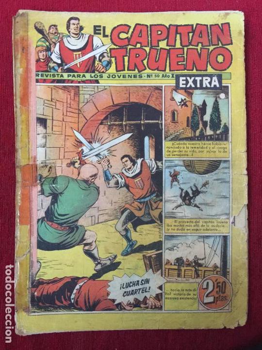Tebeos: COMIC EL CAPITAN TRUENO N&ordm; 50 A&Ntilde;O I EXTRA. - Foto 1