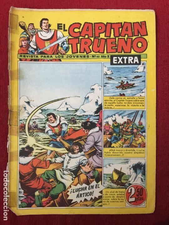 Tebeos: COMIC EL CAPITAN TRUENO N&ordm; 48 A&Ntilde;O I EXTRA. - Foto 1