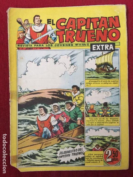Tebeos: COMIC EL CAPITAN TRUENO N&ordm; 46 A&Ntilde;O I EXTRA. - Foto 1