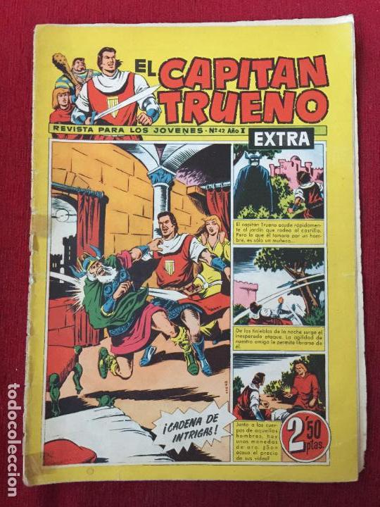 Tebeos: COMIC EL CAPITAN TRUENO N&ordm; 42 A&Ntilde;O I EXTRA. - Foto 1
