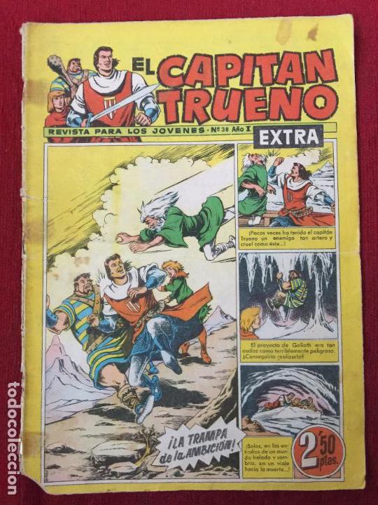 Tebeos: COMIC EL CAPITAN TRUENO N&ordm; 38 A&Ntilde;O I EXTRA. - Foto 1