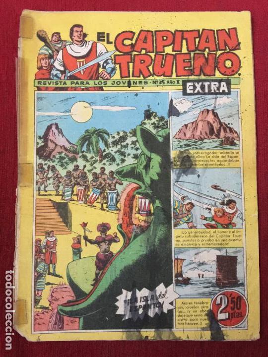 Tebeos: COMIC EL CAPITAN TRUENO N&ordm; 35 A&Ntilde;O I EXTRA. - Foto 1