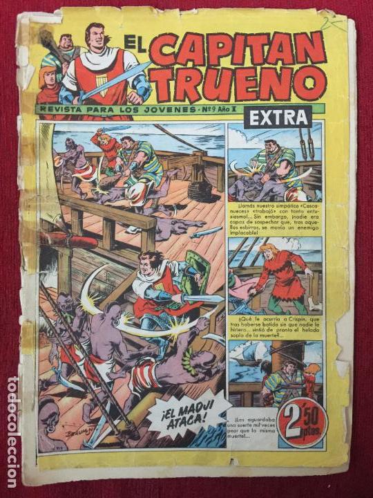 Tebeos: COMIC EL CAPITAN TRUENO N&ordm; 9 A&Ntilde;O I EXTRA. - Foto 1