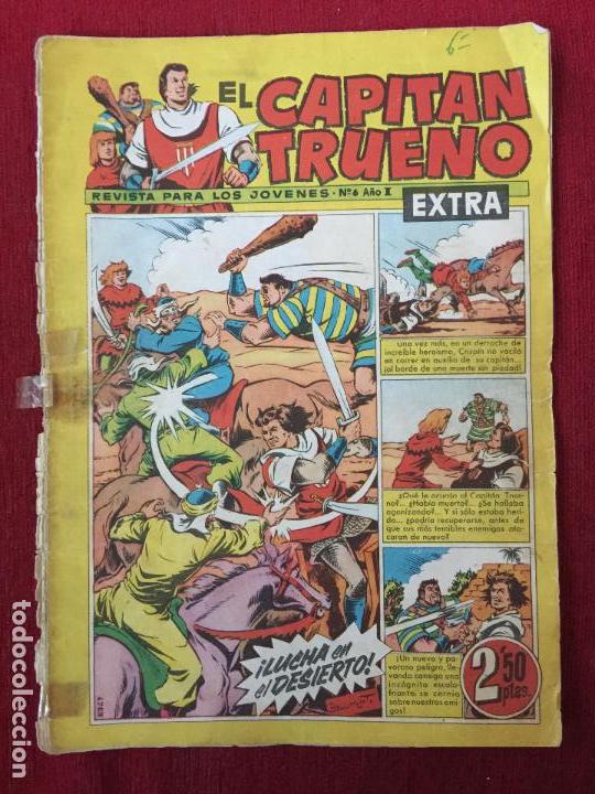 Tebeos: COMIC EL CAPITAN TRUENO N&ordm; 6 A&Ntilde;O I EXTRA. - Foto 1