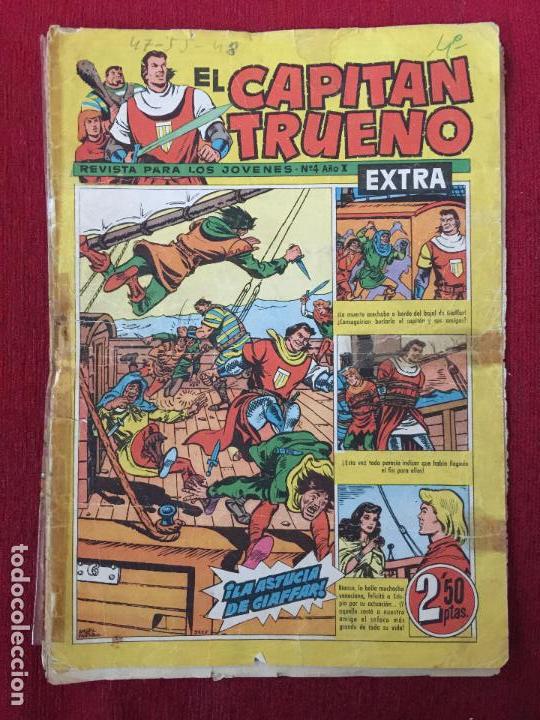 Tebeos: COMIC EL CAPITAN TRUENO N&ordm; 4 A&Ntilde;O I EXTRA. - Foto 1