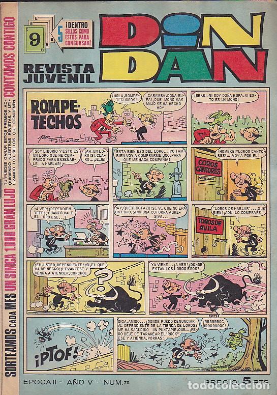 Tebeos: COMIC COLECCION DIN DAN N&ordm; 70 - Foto 1