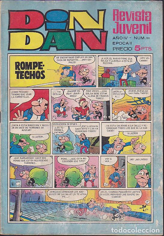 Tebeos: COMIC COLECCION DIN DAN N&ordm; 101 - Foto 1