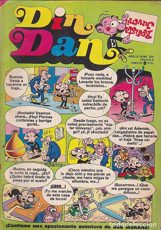 Tebeos: COMIC COLECCION DIN DAN N&ordm; 315 - Foto 1