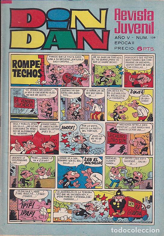 Tebeos: COMIC COLECCION DIN DAN N&ordm; 139 - Foto 1