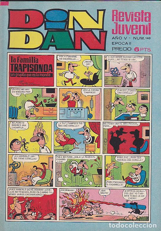 Tebeos: COMIC COLECCION DIN DAN N&ordm; 140 - Foto 1