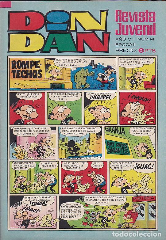 Tebeos: COMIC COLECCION DIN DAN N&ordm; 141 - Foto 1