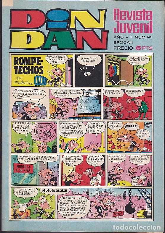 Tebeos: COMIC COLECCION DIN DAN N&ordm; 142 - Foto 1
