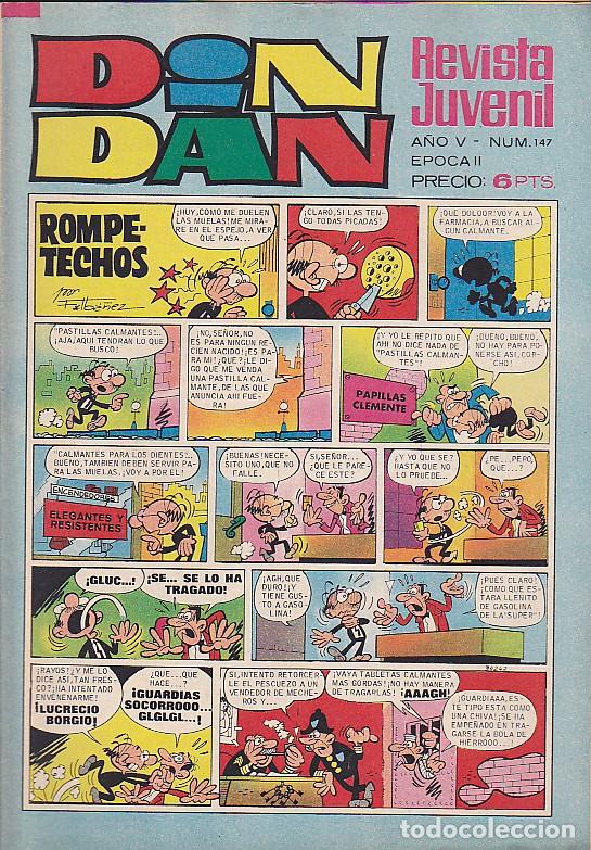 Tebeos: COMIC COLECCION DIN DAN N&ordm; 147 - Foto 1