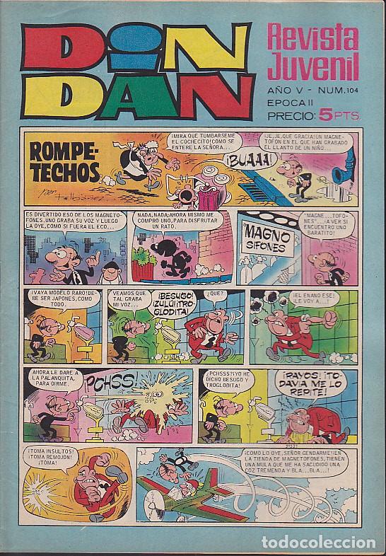 Tebeos: COMIC COLECCION DIN DAN N&ordm; 104 - Foto 1