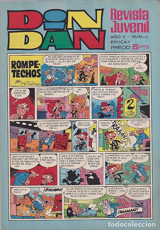 Tebeos: COMIC COLECCION DIN DAN N&ordm; 112 - Foto 1