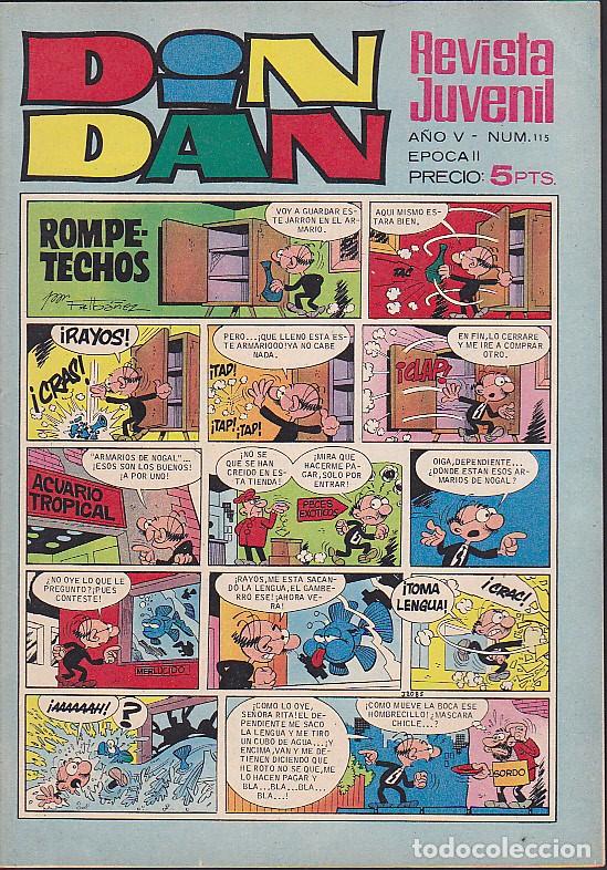 Tebeos: COMIC COLECCION DIN DAN N&ordm; 115 - Foto 1