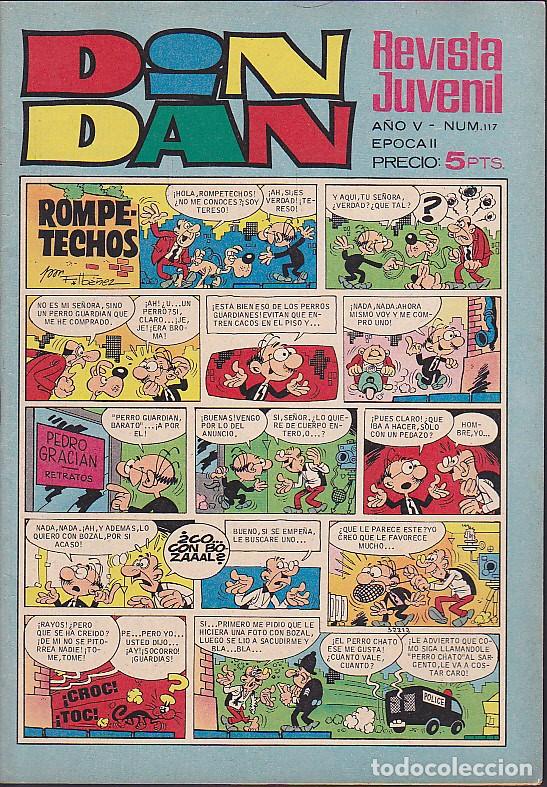 Tebeos: COMIC COLECCION DIN DAN N&ordm; 117 - Foto 1