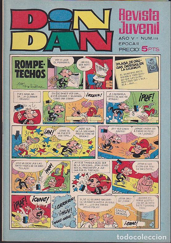 Tebeos: COMIC COLECCION DIN DAN N&ordm; 118 - Foto 1