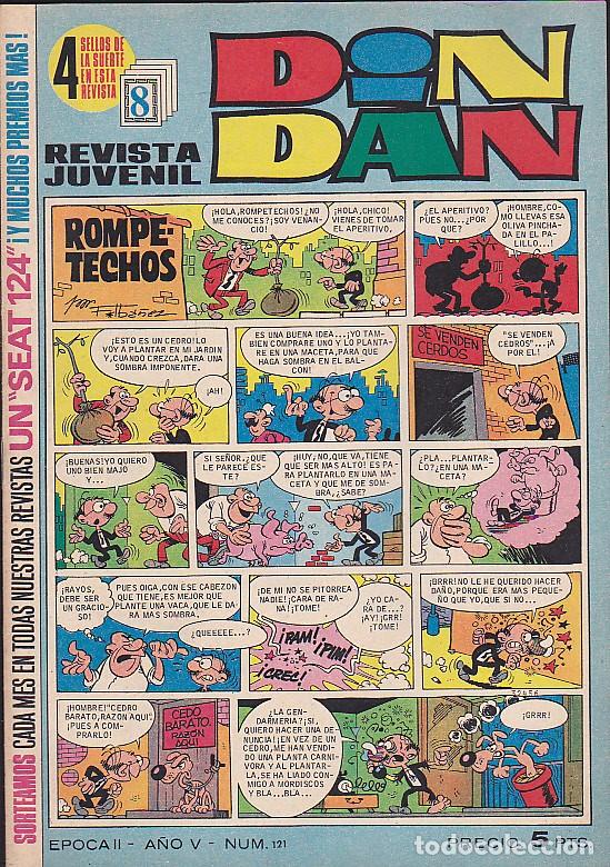 Tebeos: COMIC COLECCION DIN DAN N&ordm; 121 - Foto 1