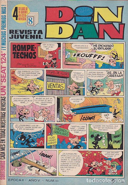 Tebeos: COMIC COLECCION DIN DAN N&ordm; 123 - Foto 1