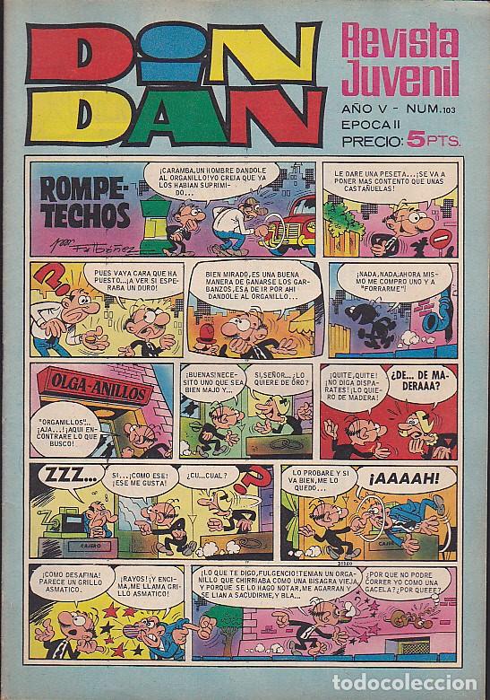 Tebeos: COMIC COLECCION DIN DAN N&ordm; 103 - Foto 1