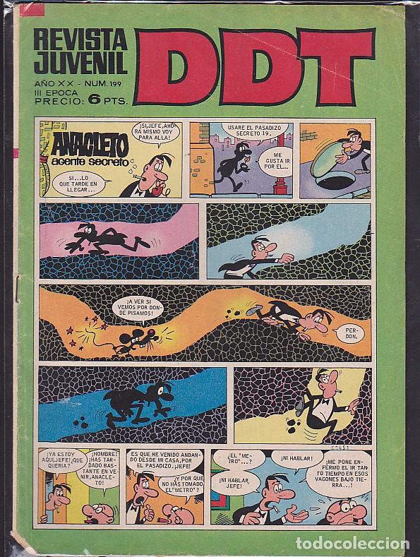 Tebeos: COMIC COLECCION DDT N&ordm; 199 - Foto 1