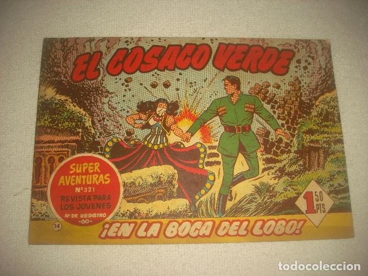 EL COSACO VERDE N° 14 .EN LA BOCA DEL LOBO ! . (Tebeos y Comics - Bruguera - Cosaco Verde)