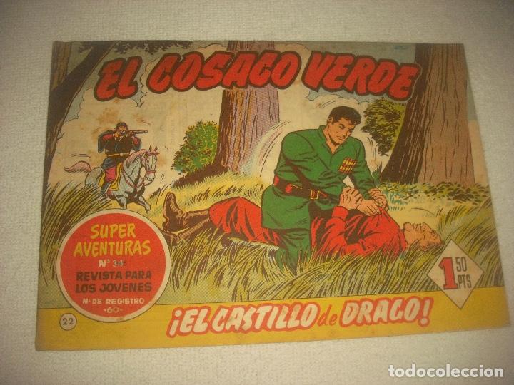 Tebeos: EL COSACO VERDE N&deg; 22. EL CASTILLO DE DRAGO ! . - Foto 1