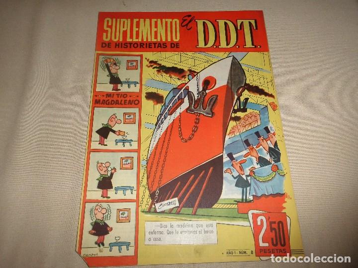 Tebeos: SUPLEMENTO DE HISTORIETAS EL DDT N&ordm; 8 - Foto 1
