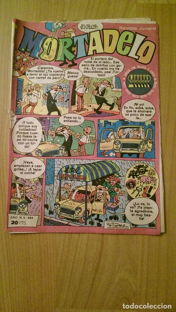 Tebeos: TEBEO MORTADELO N&ordm; 384 A&Ntilde;O 1978 - Foto 1