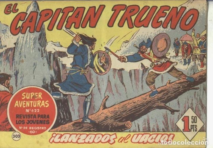 Livros de Banda Desenhada: EL CAPITAN TRUENO-CUADERNILLO SEMANAL -N&ordm; 303 -&iexcl;LANZADOS AL VAC&Iacute;O!-A PARDO-1962-MUY BUENO-RARO-6964