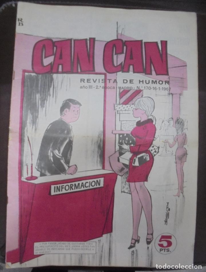 BDs: REVISTA CAN CAN. A&Ntilde;O III. 2&ordf; EPOCA. N&ordm; 170. ENERO 1967.
