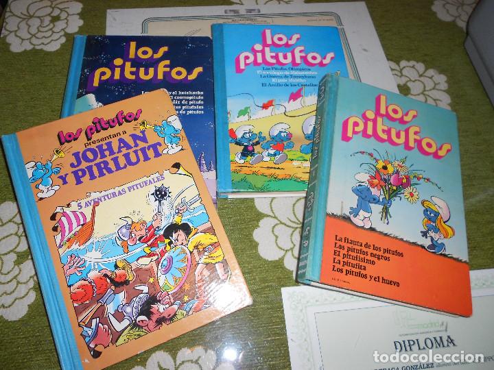 Tebeos: Los Pitufos. Completa tomos 1,2,3 y 4 - Foto 1