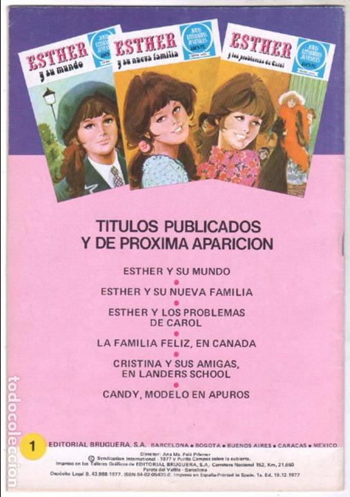 Tebeos: ESTHER Y SU MUNDO N&ordm; 1 - IMPECABLE - Foto 3